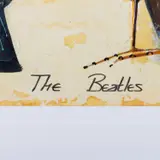 Rozanne Bell, The Beatles, Mixed media on board