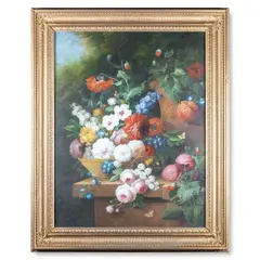 Thomas Webster, Still Life In The Dutch 18Th Century Style, Oil on panel