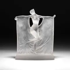 René Lalique, René Lalique (French, 1860-1945), A 'Suzanne' Statuette, Designed 1929, glass, etched R