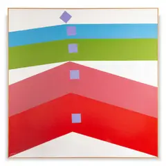 Laimonis Mierins, Abstract, Oil on canvas