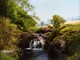 Michael James Smith, River Landscape In Wales, Oil on canvas