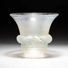 René Lalique, René Lalique (French, 1860-1945), 'Piriac', A Vase, Designed 1930, glass, stencilled R