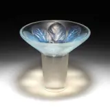 René Lalique (French, 1860-1945), 'Violettes', A Vase, Designed 1921 by René Lalique, glass, frosted and polished, etched no, sold Oct 2023