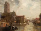 James Campbell Noble, Bruges, Oil on canvas