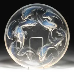 René Lalique, René Lalique (French, 1860-1945), A 'Martigues' Bowl, Designed 1920, glass, moulded R