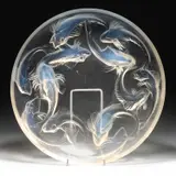 René Lalique (French, 1860-1945), A 'Martigues' Bowl, Designed 1920 by René Lalique, glass, moulded R, sold Sep 2023