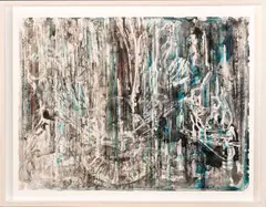 Diana al-Hadid, Untitled, crayon