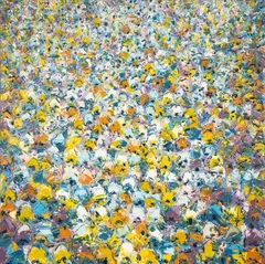 Ablade Glover, Market Scene, oil on canvas