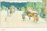 Cecil Aldin, The Angel At Henley, lithograph