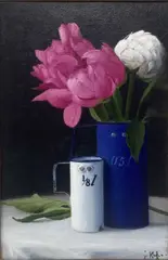 Joseph Keiffer, Red, White & Blue, oil on canvas