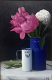 Joseph Keiffer, Red, White & Blue, oil on canvas