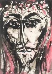 Sax Shaw, Crown Of Thorns, ink