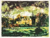 Ettington Park by John Piper, lithograph, sold Oct 2023