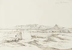 George Chinnery, Near The Barrier, pencil