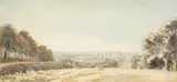 Paul Sandby, Windsor From Snow Hill, pen and grey ink and watercolour on laid paper watermarked with the Strasburg Lily