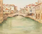 Mortimer Menpes, A Side Canal, Venice