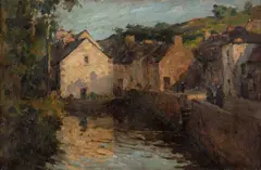 Terrick John Williams Ra, Pont Aven, Brittany, oil on canvas