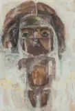 Hamid Nada, The Talisman, gouache on paper image: