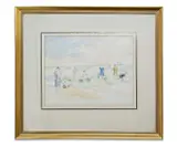 Robert G.d Alexander, Four Beach Scenes And Seascapes, watercolour each: image: