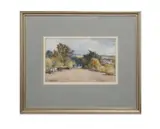 John Blair, On Bo'Ness Road, watercolour image: