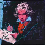 Andy Warhol, Beethoven, 1987, screenprint in colors on Lenox Museum Board