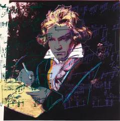 Beethoven by Andy Warhol, 1987, screenprint in colors on Lenox Museum Board, sold Jun 2016