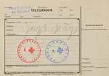 DDR Telegramm by Joseph Beuys, Offset auf grauem Papier, sold Jun 2016