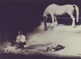 Joseph Beuys, Iphigenie, Serigrafie auf PVC-Spiegelfolie (goldfarben)