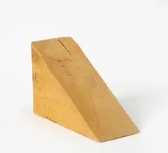 hier Ende der Implosion by Joseph Beuys, Holzkeil mit Bleistiftzeichnung, sold Jun 2016