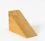 hier Ende der Implosion by Joseph Beuys, Holzkeil mit Bleistiftzeichnung, sold Jun 2016