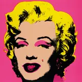 Andy Warhol, Marylin, Serie von zehn Farbserigrafien auf Karton