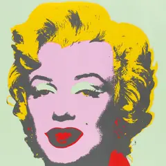 Marylin by Andy Warhol, Serie von 10 Farbserigrafien auf leichtem Karton, sold Dec 2016