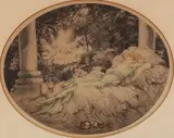 Louis Icart, Sleeping Beauty, Aquatint and etching