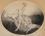 Louis Icart, Pals, Aquatint and etching
