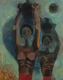 Robert Gonzalez Goyri, Aguateras, Oil on canvas