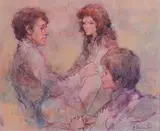 Antonio Gonzalez Collado, Deep in Thought, Oil on Canvas