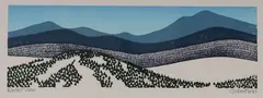 Winterview by Sabra Field, Woodblock print on paper, sold Aug 2018