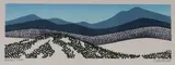 Sabra Field, Winterview, Woodblock print on paper