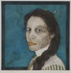 Tomas Lasansky, Woo Woo, Color etching and aquatint
