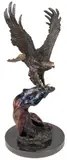 Lorenzo Ghiglieri, Flying colors -, Cold painted bronze with brown patina