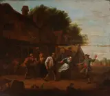 Joost Cornelisz Droochsloot, Peasant Village Festival, Oil on wood panel