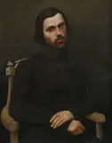 Nicolas Toussaint Charlet, Portrait of a Melancholy Young Man -, Oil on canvas
