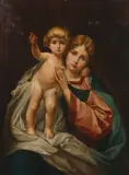 Raimund Ritter Wichera, The Madonna and Child -, Oil on canvas