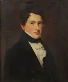Portrait of a Young Man - by American School, Oil on canvas, sold Apr 2018