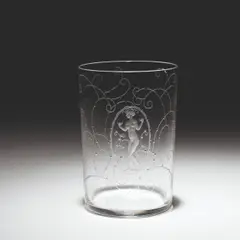 Beaker "Weiblicher Akt in Rankenornamenten by Michael Powolny, sold Jun 2026