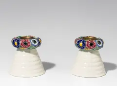 Michael Powolny, Pair of candleholders
