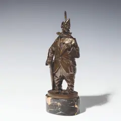 Clown by Bruno Zach, bronze patinated; marble base; signed on the plinth "Zach", offered Jun 2026
