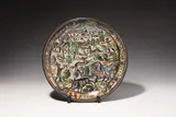 Plate with hunting scene by Franz von Zülow, sold Dec 2025