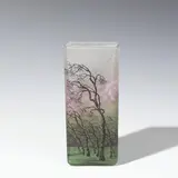 Daum Nancy, Vase "Paysage Pluie