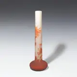 Large rod vase "Dahlia by Émile Gallé, offered Dec 2025